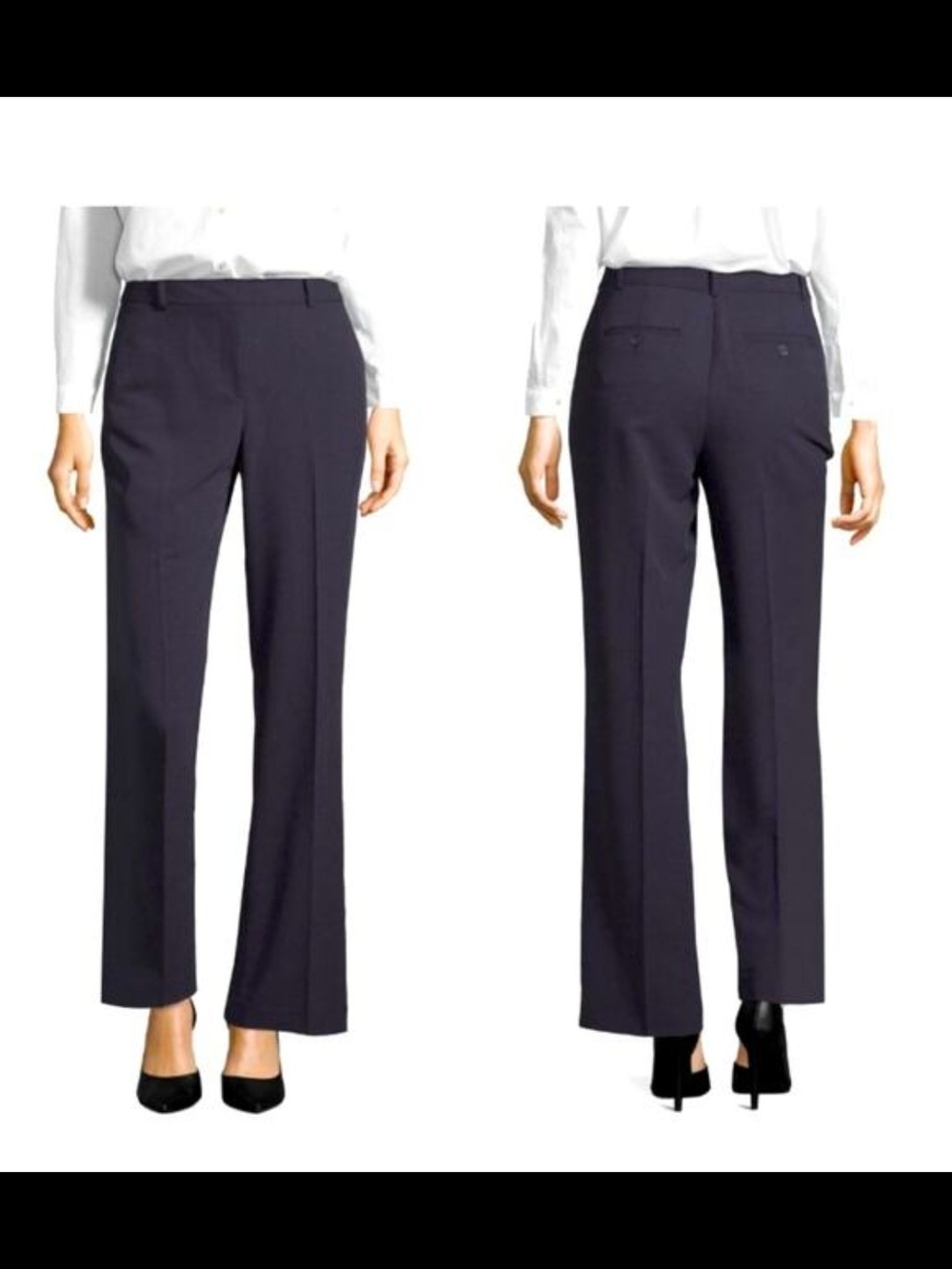 NWT Sophie Classic Straight-Leg Women's Dress Pants - Black